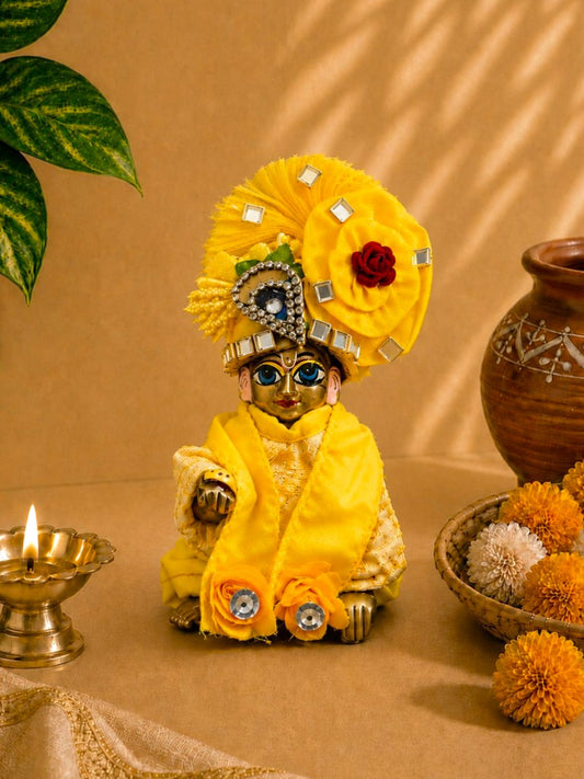 Yadunandan Laddu Gopal Dresses Online in India Winter Dress for Poshak Thakurji Kanha Ji Accessories Dhoti Kurta Set Pajama Aasan Janmashtami Special Summer Shringar Fancy Jacket Premium Festival Bistar Combo om poshak kanha thakurji bal lala lalla ladoo