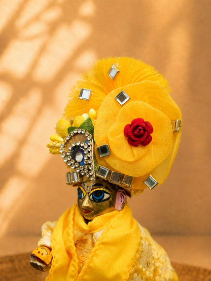 Yadunandan Laddu Gopal Dresses Online in India Winter Dress for Poshak Thakurji Kanha Ji Accessories Dhoti Kurta Set Pajama Aasan Janmashtami Special Summer Shringar Fancy Jacket Premium Festival Bistar Combo om poshak kanha thakurji bal lala lalla ladoo