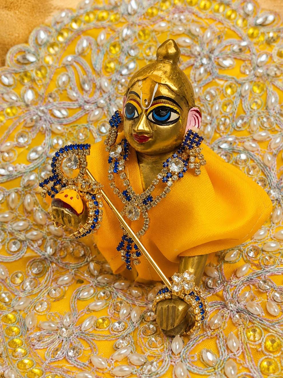 alankrit shringar db Laddu Gopal Dresses Online in India Winter Dress for Poshak Thakurji Kanha Ji Accessories Dhoti Kurta Set Pajama Aasan Janmashtami Special Summer Shringar Fancy Jacket Premium Festival Bistar Combo om poshak kanha thakurji bal lala lalla ladoo