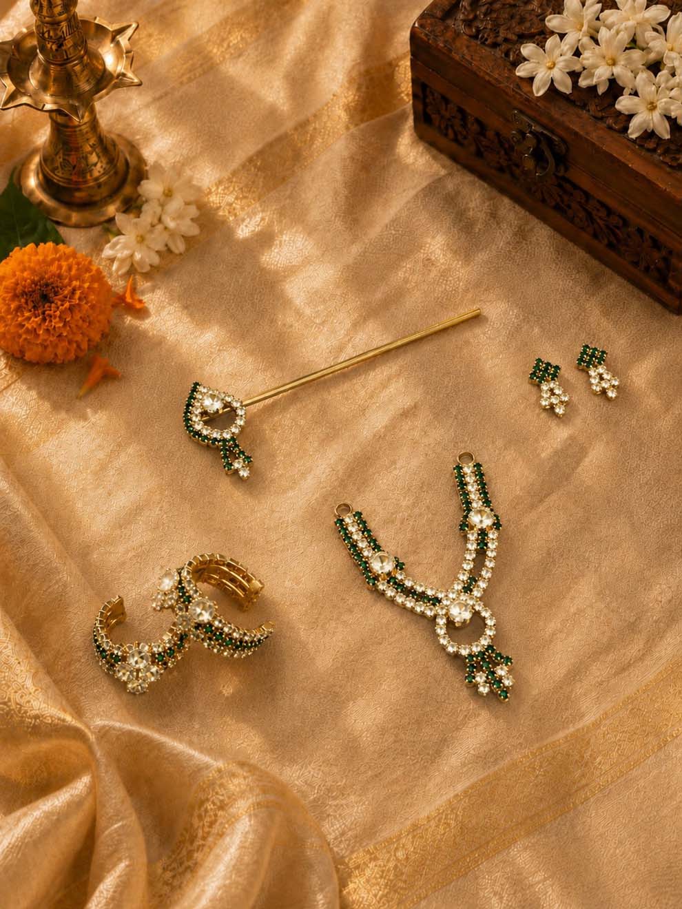 alankrit shringar g Laddu Gopal Dresses Online in India Winter Dress for Poshak Thakurji Kanha Ji Accessories Dhoti Kurta Set Pajama Aasan Janmashtami Special Summer Shringar Fancy Jacket Premium Festival Bistar Combo om poshak kanha thakurji bal lala lalla ladoo