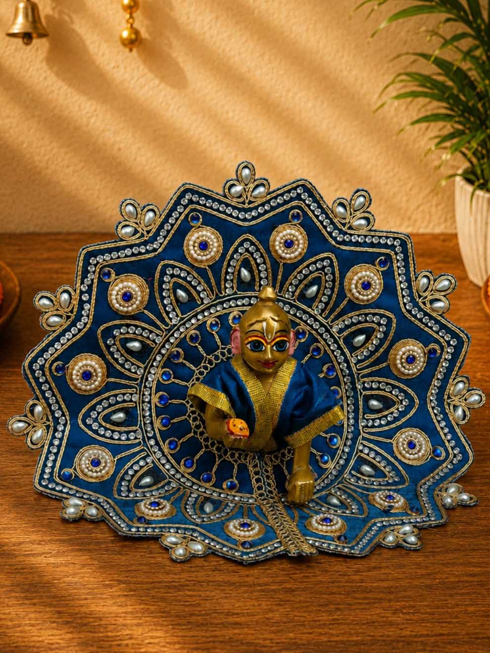 ananta fancy b  Laddu Gopal Dresses Online in India Winter Dress for Poshak Thakurji Kanha Ji Accessories Dhoti Kurta Set Pajama Aasan Janmashtami Special Summer Shringar Fancy Jacket Premium Festival Bistar Combo om poshak kanha thakurji bal lala lalla ladoo