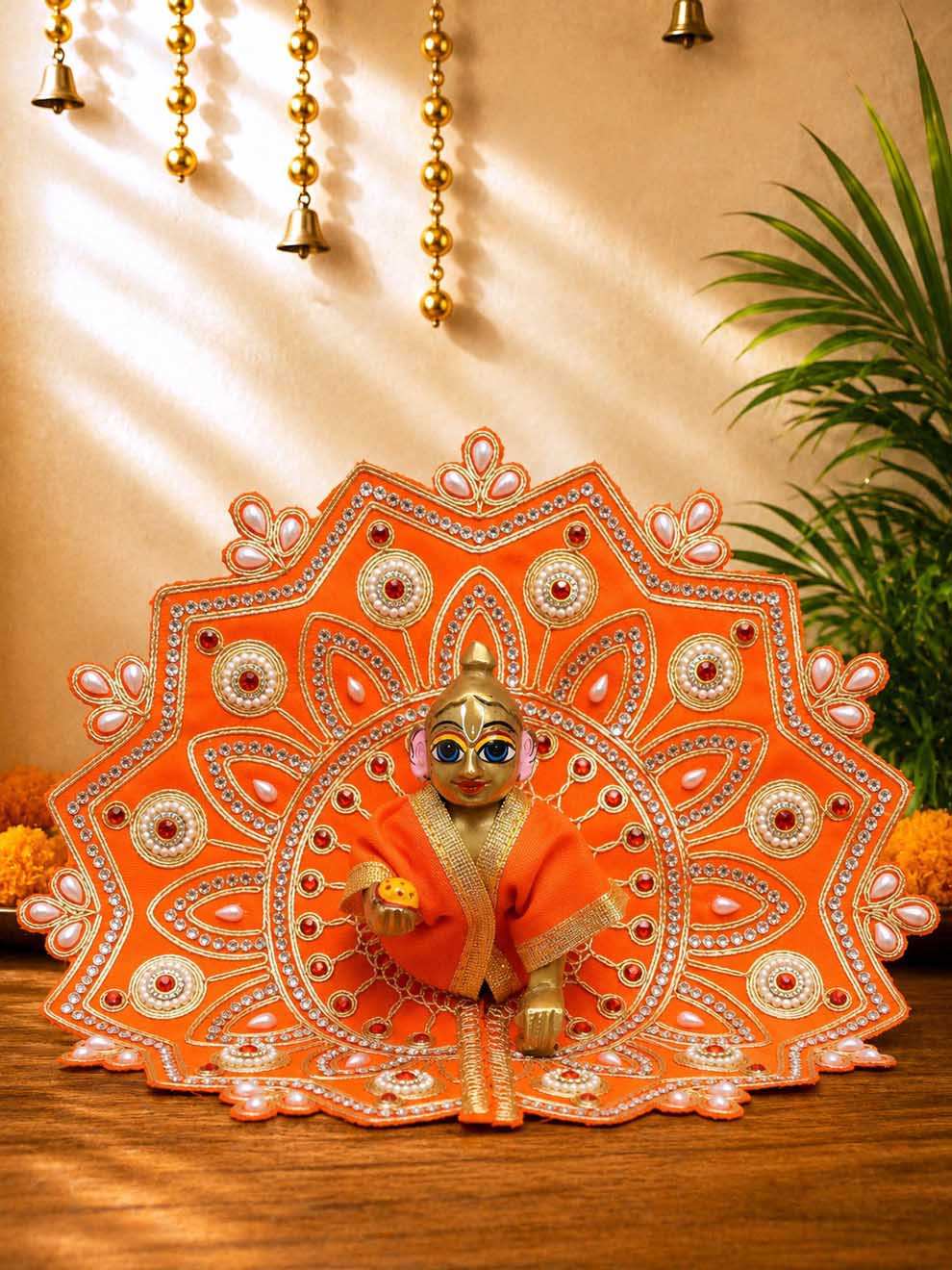 ananta fancy o Laddu Gopal Dresses Online in India Winter Dress for Poshak Thakurji Kanha Ji Accessories Dhoti Kurta Set Pajama Aasan Janmashtami Special Summer Shringar Fancy Jacket Premium Festival Bistar Combo om poshak kanha thakurji bal lala lalla ladoo