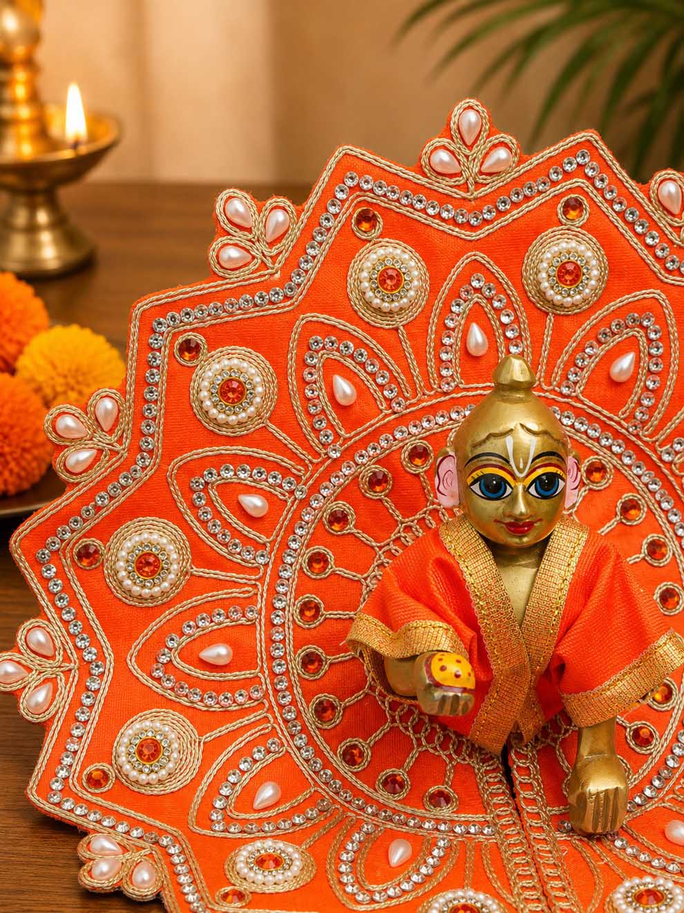 ananta fancy o Laddu Gopal Dresses Online in India Winter Dress for Poshak Thakurji Kanha Ji Accessories Dhoti Kurta Set Pajama Aasan Janmashtami Special Summer Shringar Fancy Jacket Premium Festival Bistar Combo om poshak kanha thakurji bal lala lalla ladoo