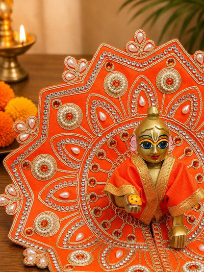 ananta fancy o Laddu Gopal Dresses Online in India Winter Dress for Poshak Thakurji Kanha Ji Accessories Dhoti Kurta Set Pajama Aasan Janmashtami Special Summer Shringar Fancy Jacket Premium Festival Bistar Combo om poshak kanha thakurji bal lala lalla ladoo