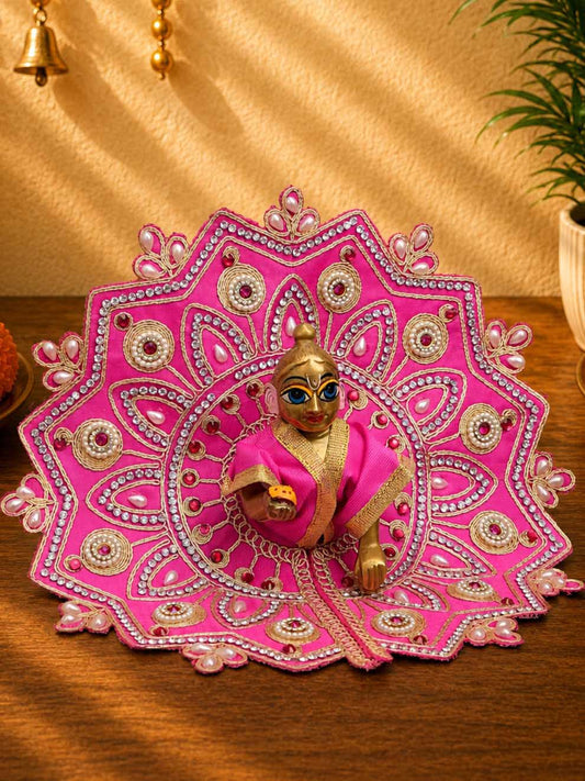 ananta fancy p Laddu Gopal Dresses Online in India Winter Dress for Poshak Thakurji Kanha Ji Accessories Dhoti Kurta Set Pajama Aasan Janmashtami Special Summer Shringar Fancy Jacket Premium Festival Bistar Combo om poshak kanha thakurji bal lala lalla ladoo