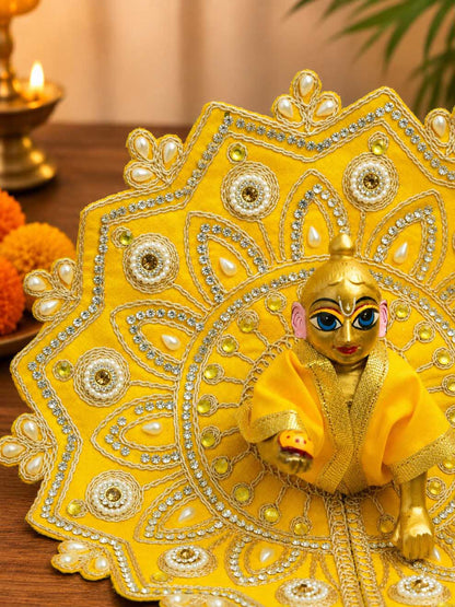 ananta fancy y Laddu Gopal Dresses Online in India Winter Dress for Poshak Thakurji Kanha Ji Accessories Dhoti Kurta Set Pajama Aasan Janmashtami Special Summer Shringar Fancy Jacket Premium Festival Bistar Combo om poshak kanha thakurji bal lala lalla ladoo