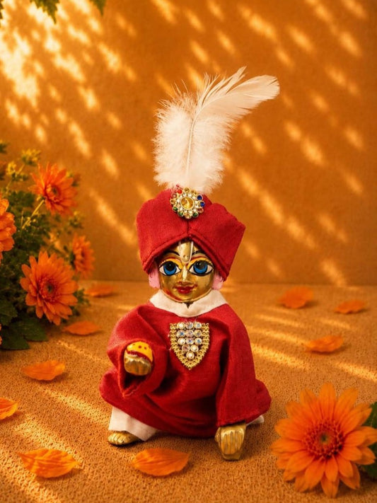 baadal Laddu Gopal Dresses Online in India Winter Dress for Poshak Thakurji Kanha Ji Accessories Dhoti Kurta Set Pajama Aasan Janmashtami Special Summer Shringar Fancy Jacket Premium Festival Bistar Combo om poshak kanha thakurji bal lala lalla ladoo