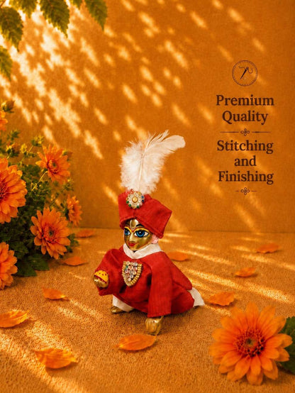 baadal Laddu Gopal Dresses Online in India Winter Dress for Poshak Thakurji Kanha Ji Accessories Dhoti Kurta Set Pajama Aasan Janmashtami Special Summer Shringar Fancy Jacket Premium Festival Bistar Combo om poshak kanha thakurji bal lala lalla ladoo