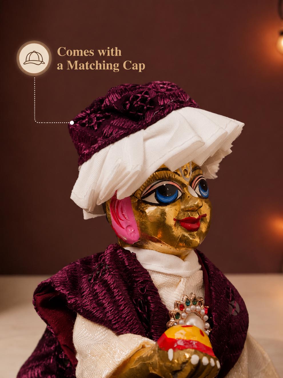 banaras Laddu Gopal Dresses Online in India Winter Dress for Poshak Thakurji Kanha Ji Accessories Dhoti Kurta Set Pajama Aasan Janmashtami Special Summer Shringar Fancy Jacket Premium Festival Bistar Combo om poshak kanha thakurji bal lala lalla ladoo