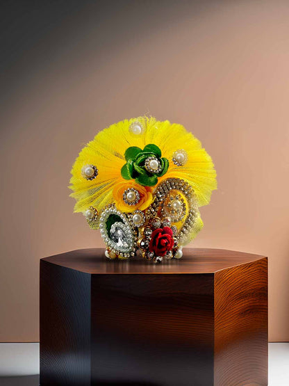 basanti phool Heavy dress laddu gopal thakurji kanha ji bal om poshak mathura online best