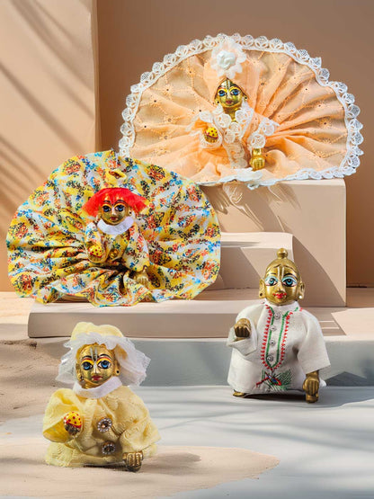 basic summer combo dress laddu gopal thakurji kanha ji bal om poshak mathura online best 
