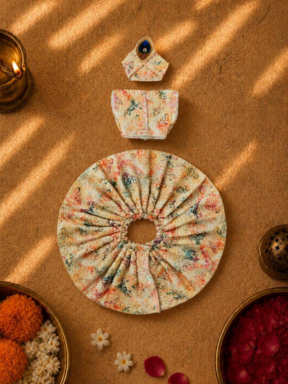 bhaktman Laddu Gopal Dresses Online in India Winter Dress for Poshak Thakurji Kanha Ji Accessories Dhoti Kurta Set Pajama Aasan Janmashtami Special Summer Shringar Fancy Jacket Premium Festival Bistar Combo om poshak kanha thakurji bal lala lalla ladoo