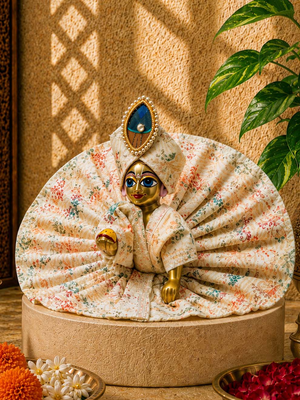 bhaktman Laddu Gopal Dresses Online in India Winter Dress for Poshak Thakurji Kanha Ji Accessories Dhoti Kurta Set Pajama Aasan Janmashtami Special Summer Shringar Fancy Jacket Premium Festival Bistar Combo om poshak kanha thakurji bal lala lalla ladoo