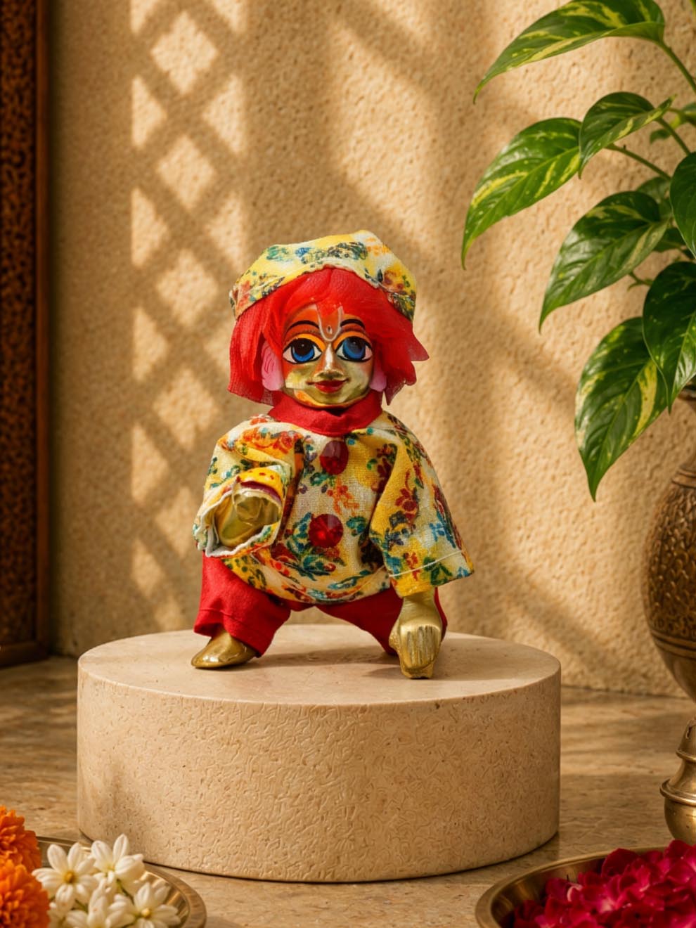 bhaktman Laddu Gopal Dresses Online in India Winter Dress for Poshak Thakurji Kanha Ji Accessories Dhoti Kurta Set Pajama Aasan Janmashtami Special Summer Shringar Fancy Jacket Premium Festival Bistar Combo om poshak kanha thakurji bal lala lalla ladoo