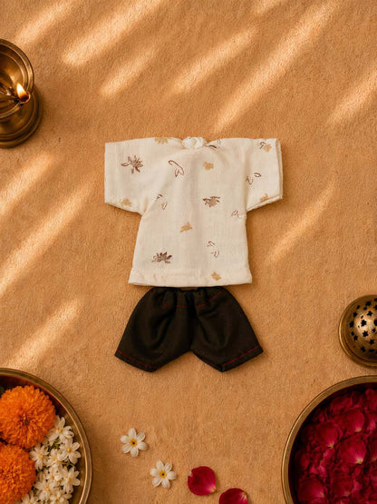 bhaktman Laddu Gopal Dresses Online in India Winter Dress for Poshak Thakurji Kanha Ji Accessories Dhoti Kurta Set Pajama Aasan Janmashtami Special Summer Shringar Fancy Jacket Premium Festival Bistar Combo om poshak kanha thakurji bal lala lalla ladoo
