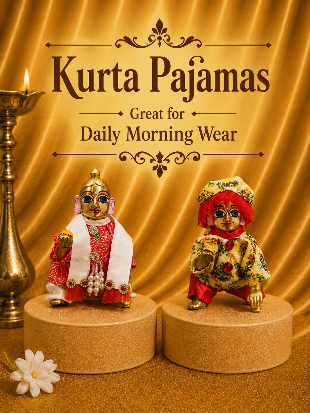 bhaktman combo 5 Laddu Gopal Dresses Online in India Winter Dress for Poshak Thakurji Kanha Ji Accessories Dhoti Kurta Set Pajama Aasan Janmashtami Special Summer Shringar Fancy Jacket Premium Festival Bistar Combo om poshak kanha thakurji bal lala lalla ladoo