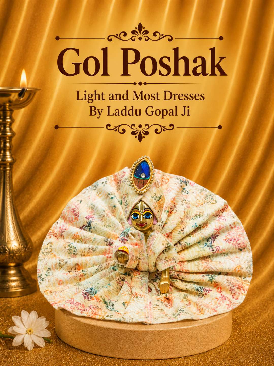 bhaktman combo 5 Laddu Gopal Dresses Online in India Winter Dress for Poshak Thakurji Kanha Ji Accessories Dhoti Kurta Set Pajama Aasan Janmashtami Special Summer Shringar Fancy Jacket Premium Festival Bistar Combo om poshak kanha thakurji bal lala lalla ladoo