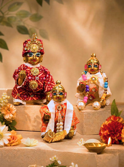 bhaktpriya Laddu Gopal Dresses Online in India Winter Dress for Poshak Thakurji Kanha Ji Accessories Dhoti Kurta Set Pajama Aasan Janmashtami Special Summer Shringar Fancy Jacket Premium Festival Bistar Combo om poshak kanha thakurji bal lala lalla ladoo