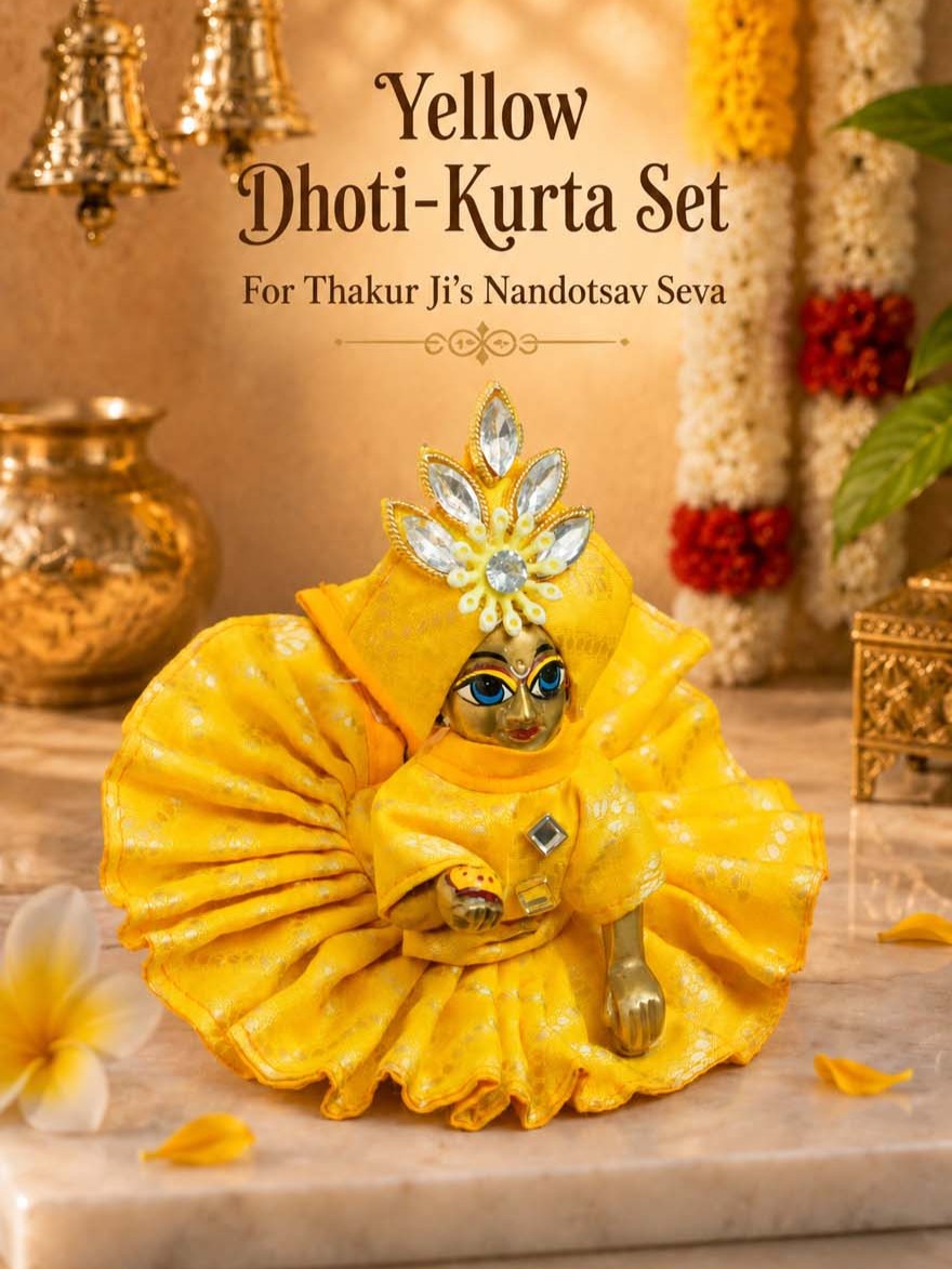 braj hamper Laddu Gopal Dresses Online in India Winter Dress for Poshak Thakurji Kanha Ji Accessories Dhoti Kurta Set Pajama Aasan Janmashtami Special Summer Shringar Fancy Jacket Premium Festival Bistar Combo om poshak kanha thakurji bal lala lalla ladoo