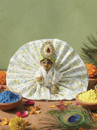 braj virasat holi dhoti kurta Diwali Janmashtami dress ladoo dresses laddu gopal dress thakurji kanha ji bal om poshak mathura online best mandir wholesaler manufacturer