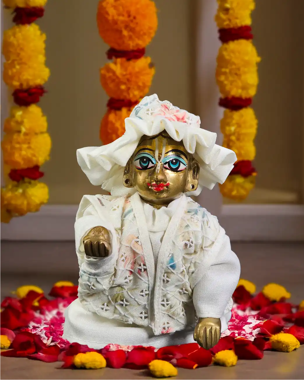 charm fancy dress poshak dresses laddu gopal thakurji kanha ji bal om poshak mathura online best 