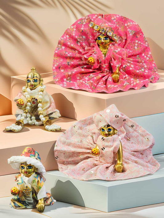 charm summer combo dress laddu gopal thakurji kanha ji bal om poshak mathura online best 