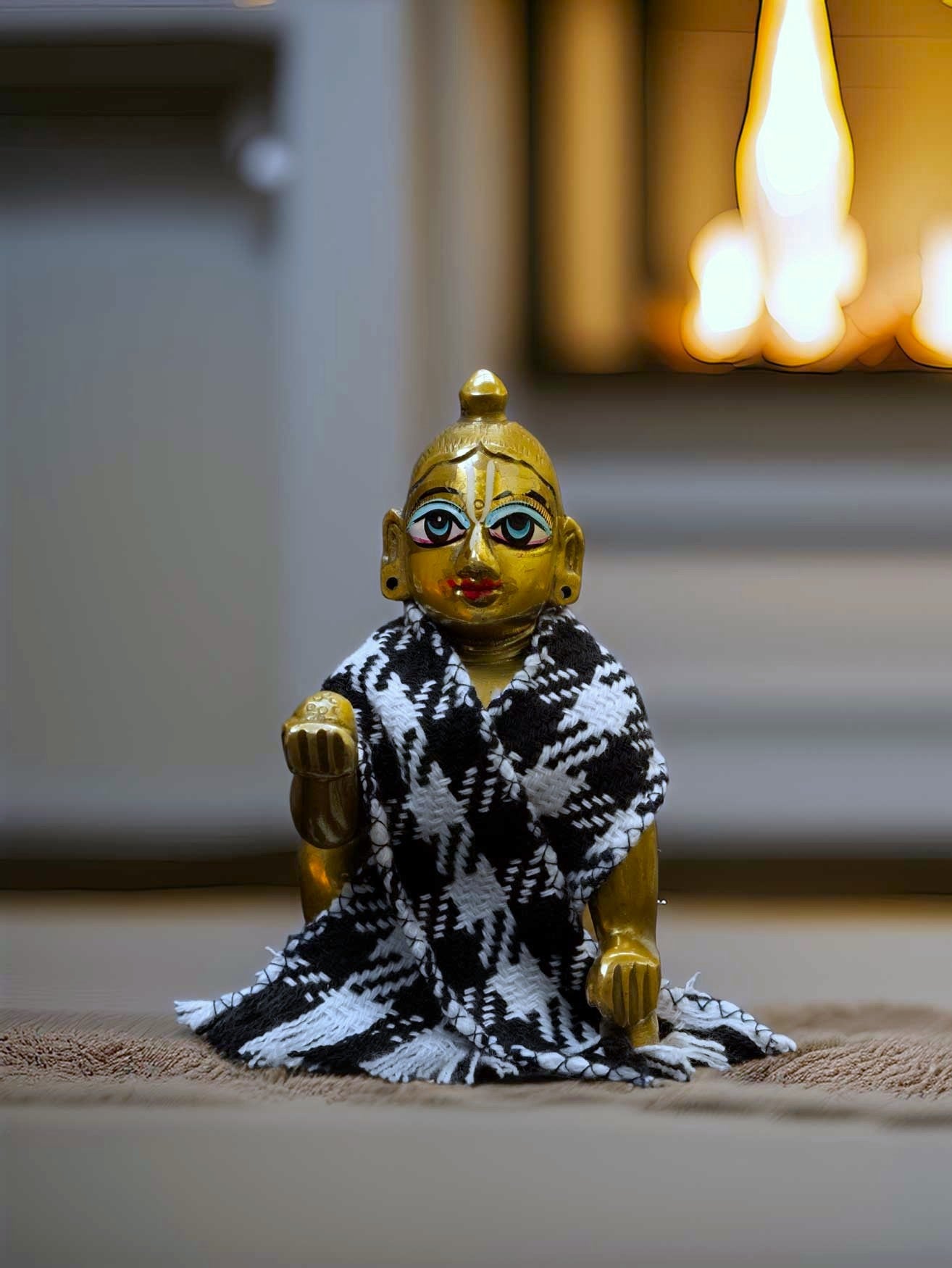 check muffler winter dress ladoo dresses laddu gopal dress thakurji kanha ji bal om poshak mathura online best