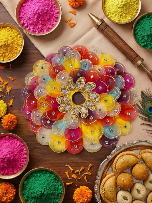 Rang Panchamrit Bhavya Yellow Holi Poshak for Laddu Gopal Ji