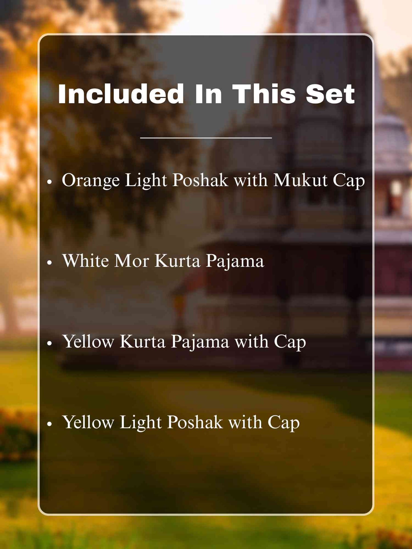 combo chart dress laddu gopal thakurji kanha ji bal om poshak mathura online best 