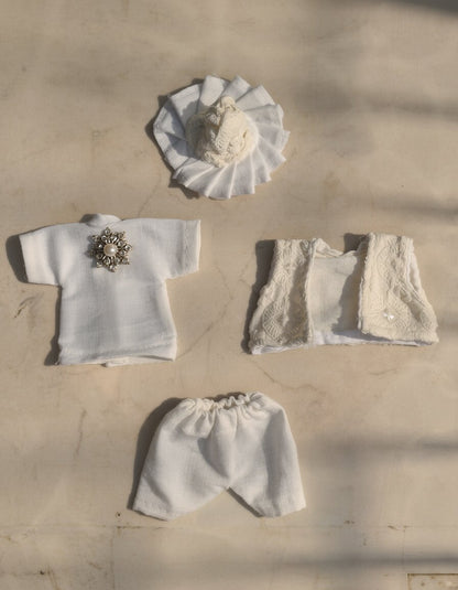 combo of 5 Laddu Gopal Dresses Online in India Winter Dress for Poshak Thakurji Kanha Ji Accessories Dhoti Kurta Set Pajama Aasan Janmashtami Special Summer Shringar Fancy Jacket Premium Festival Bistar Combo om poshak kanha thakurji bal lala lalla ladoo