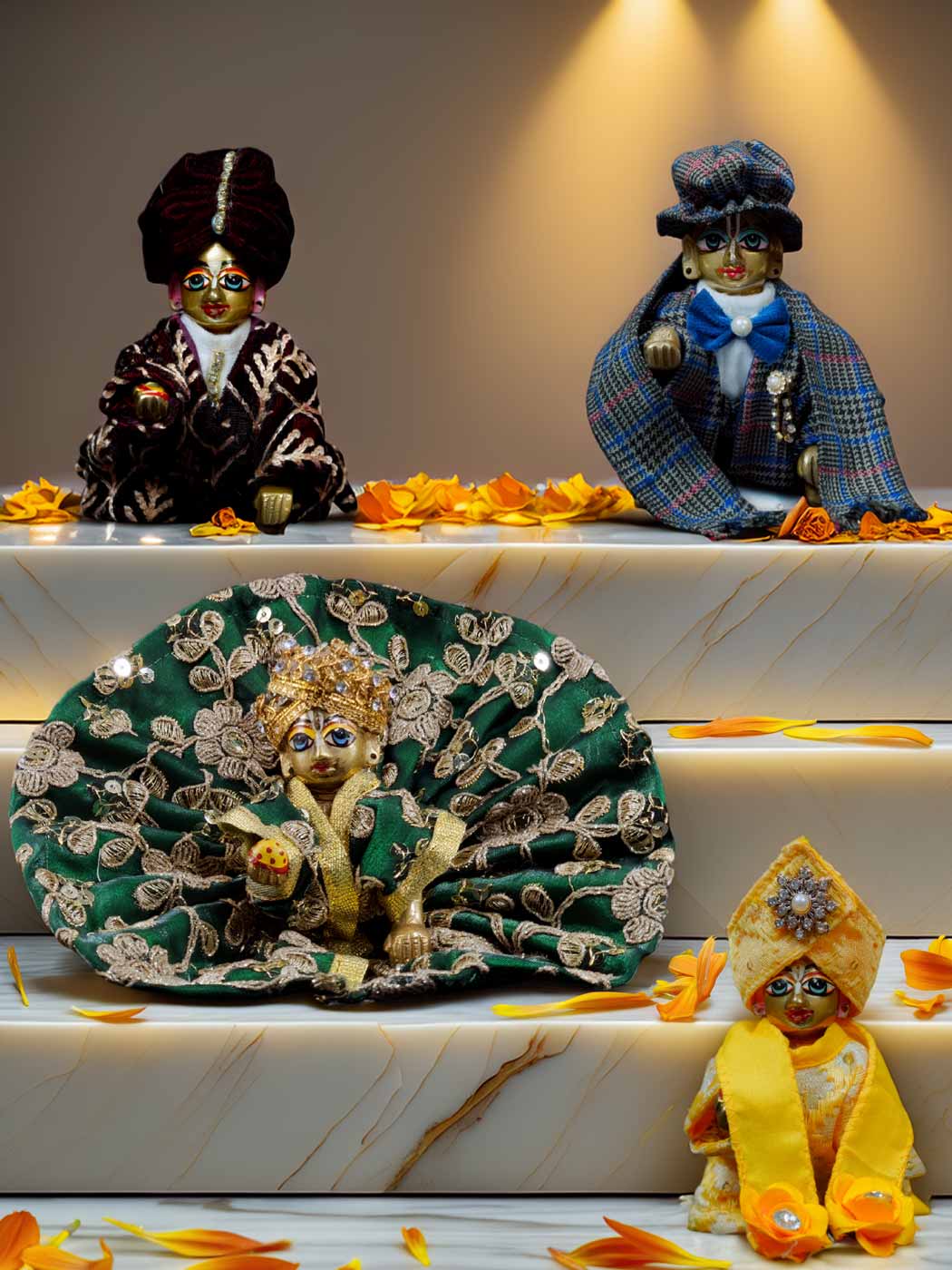 combo summer kurta pajama wedding winter sherwani Diwali Janmashtami dress ladoo dresses laddu gopal dress thakurji kanha ji bal om poshak mathura online best mandir 