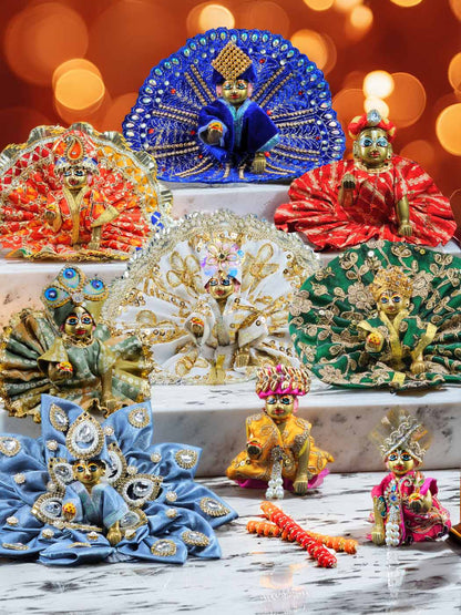9 Day Navratri Special Navrang Laddu Gopal Combo
