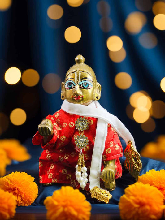 crimson kurta pajama dress ladoo dresses laddu gopal thakurji kanha ji bal om poshak mathura online best