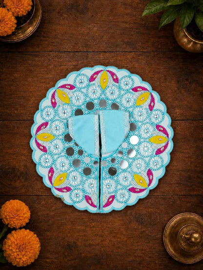 darpan fancy b Laddu Gopal Dresses Online in India Winter Dress for Poshak Thakurji Kanha Ji Accessories Dhoti Kurta Set Pajama Aasan Janmashtami Special Summer Shringar Fancy Jacket Premium Festival Bistar Combo om poshak kanha thakurji bal lala lalla ladoo