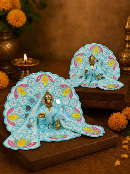 darpan fancy b Laddu Gopal Dresses Online in India Winter Dress for Poshak Thakurji Kanha Ji Accessories Dhoti Kurta Set Pajama Aasan Janmashtami Special Summer Shringar Fancy Jacket Premium Festival Bistar Combo om poshak kanha thakurji bal lala lalla ladoo