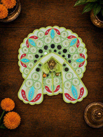 darpan fancy g Laddu Gopal Dresses Online in India Winter Dress for Poshak Thakurji Kanha Ji Accessories Dhoti Kurta Set Pajama Aasan Janmashtami Special Summer Shringar Fancy Jacket Premium Festival Bistar Combo om poshak kanha thakurji bal lala lalla ladoo