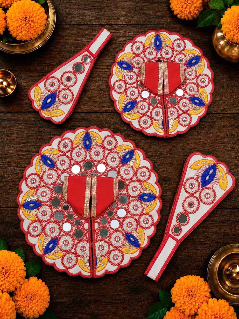 darpan fancy r Laddu Gopal Dresses Online in India Winter Dress for Poshak Thakurji Kanha Ji Accessories Dhoti Kurta Set Pajama Aasan Janmashtami Special Summer Shringar Fancy Jacket Premium Festival Bistar Combo om poshak kanha thakurji bal lala lalla ladoo