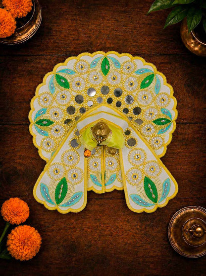 darpan fancy y Laddu Gopal Dresses Online in India Winter Dress for Poshak Thakurji Kanha Ji Accessories Dhoti Kurta Set Pajama Aasan Janmashtami Special Summer Shringar Fancy Jacket Premium Festival Bistar Combo om poshak kanha thakurji bal lala lalla ladoo
