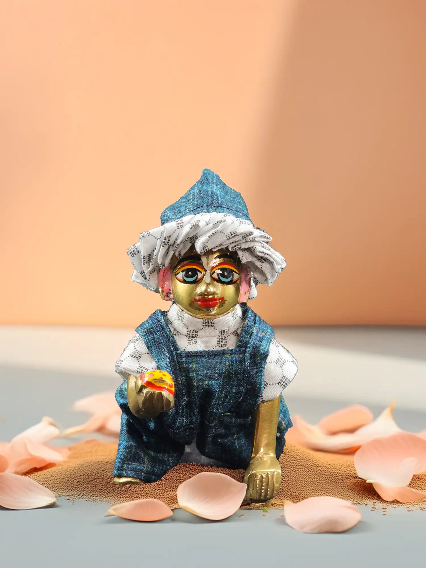 denim bib suit dresses laddu gopal dress thakurji kanha ji bal om poshak mathura online best diwali pooja 