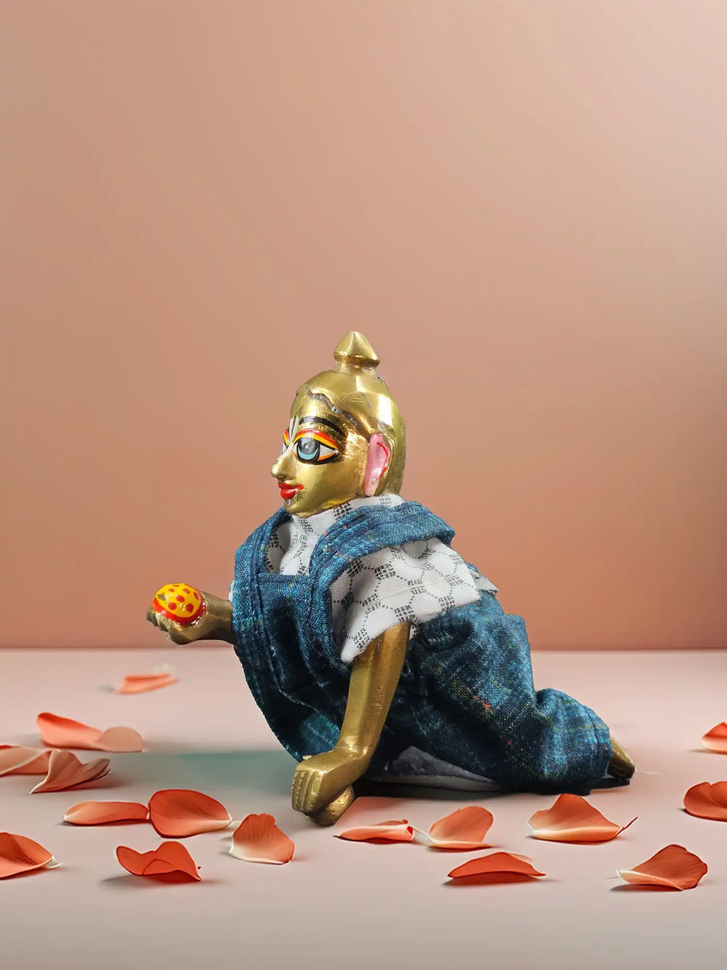 denim bib suit dresses laddu gopal dress thakurji kanha ji bal om poshak mathura online best diwali pooja 