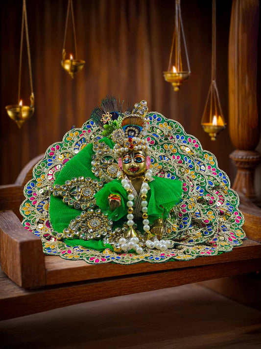Vrindavan Viraasat Bhavya Poshak For Laddu Gopal Ji