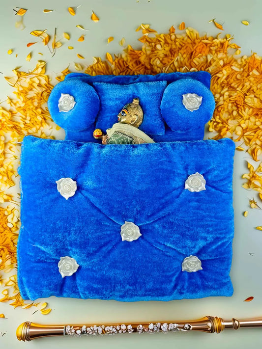 divine b gadda bed bistar set razai for laddu gopal thakurji kanha ji bal om poshak mathura online best 