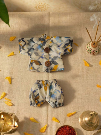 ekatra Laddu Gopal Dresses Online in India Winter Dress for Poshak Thakurji Kanha Ji Accessories Dhoti Kurta Set Pajama Aasan Janmashtami Special Summer Shringar Fancy Jacket Premium Festival Bistar Combo om poshak kanha thakurji bal lala lalla ladoo