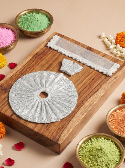 Shri Braj Dhuleti Holi Special Laddu Gopal & Radha Rani Jodi Combo