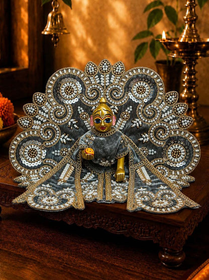 best Mathura wholesale manufacturer Laddu Gopal Dresses Online in India Winter Dress for Poshak Thakurji Kanha Ji Accessories Dhoti Kurta Set Pajama Aasan Janmashtami Special Summer Shringar Fancy Jacket Premium Festival Bistar Combo om poshak kanha thakurji bal lala lalla ladoo
