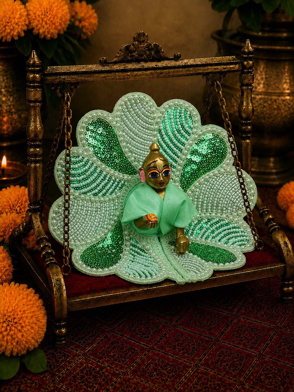 best Mathura wholesale manufacturer Laddu Gopal Dresses Online in India Winter Dress for Poshak Thakurji Kanha Ji Accessories Dhoti Kurta Set Pajama Aasan Janmashtami Special Summer Shringar Fancy Jacket Premium Festival Bistar Combo om poshak kanha thakurji bal lala lalla ladoo