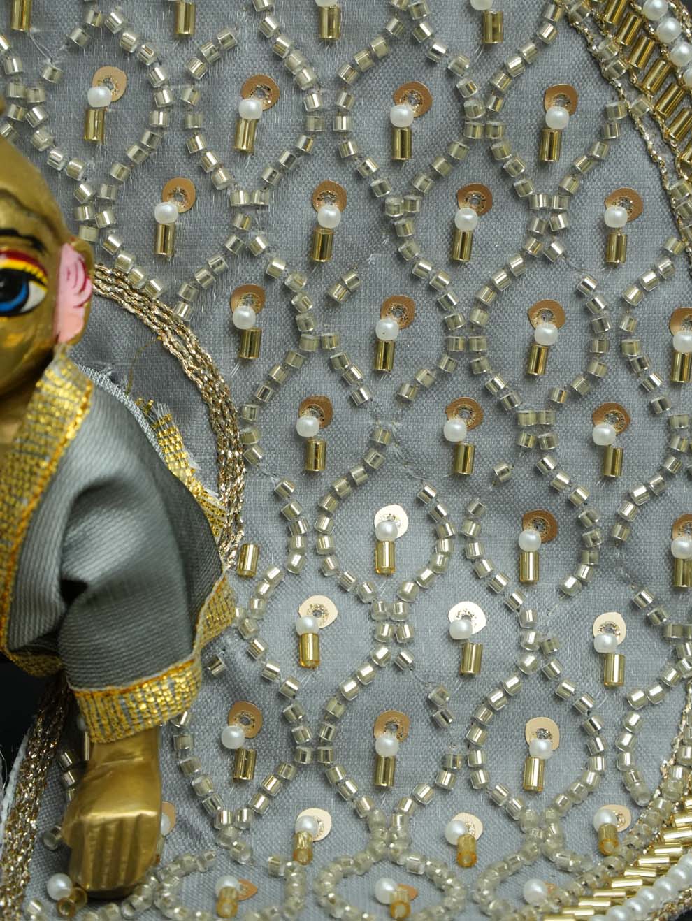 Jaalshri Fancy Grey Poshak for Laddu Gopal Ji — product image 4