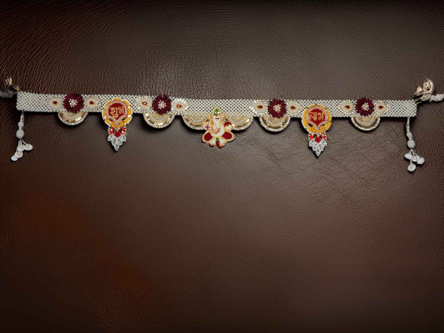 ganpati toran bandharwar dresses laddu gopal dress thakurji kanha ji bal om poshak mathura online best diwali pooja