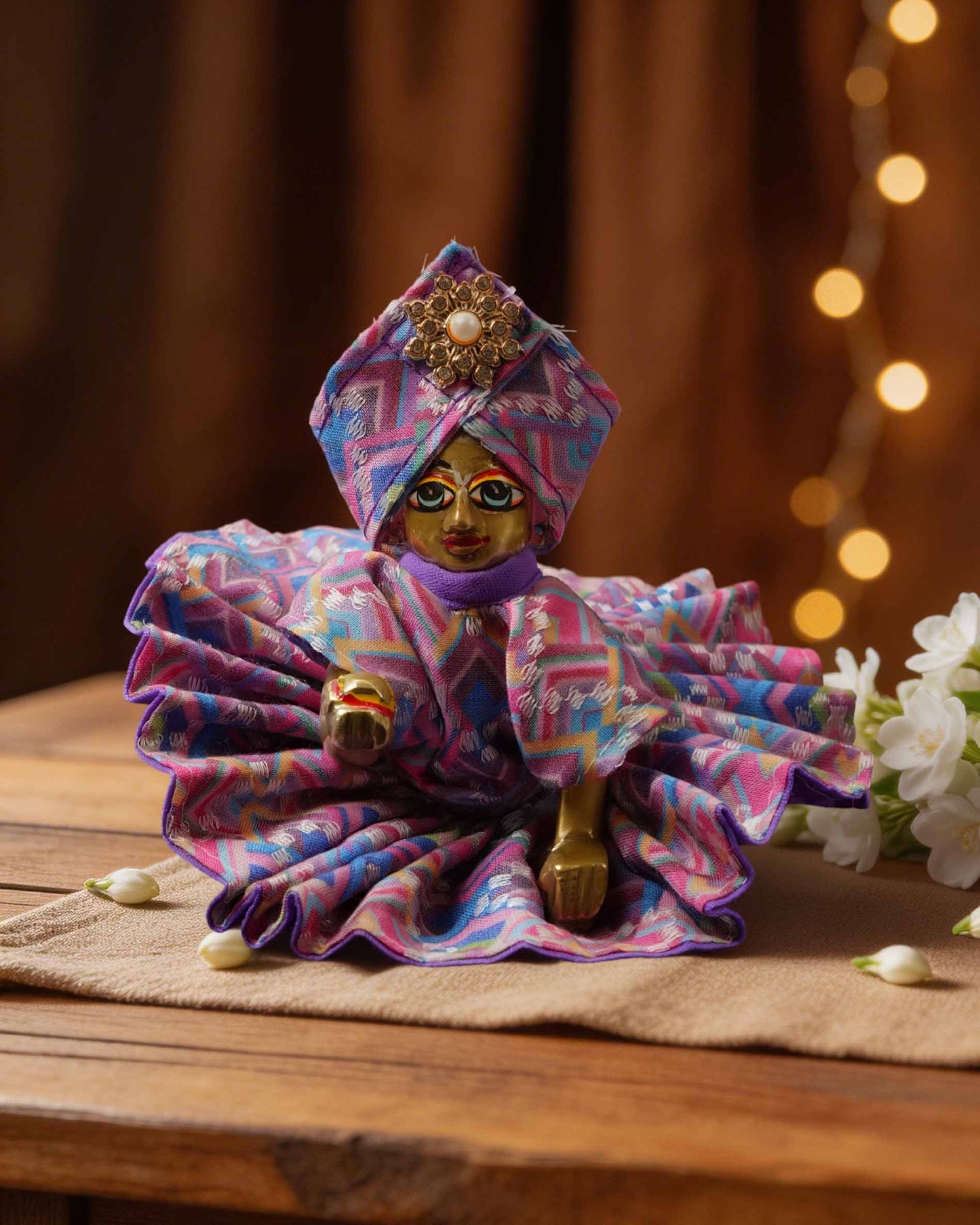 gokul shakti dhoti kurta navratri sherwani Diwali Janmashtami dress ladoo dresses laddu gopal dress thakurji kanha ji bal om poshak mathura online best mandir wholesaler manufacturer 