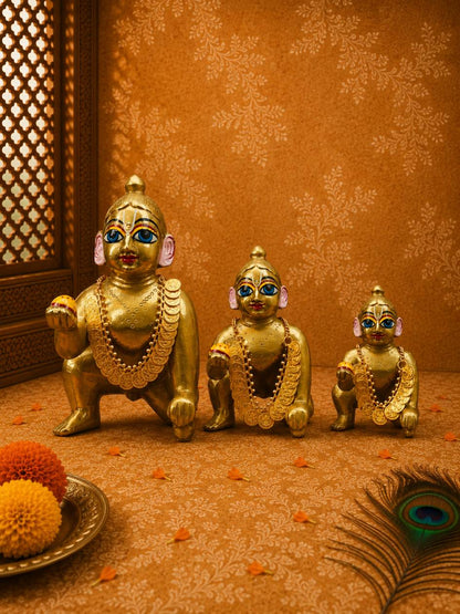 golden coin mala Laddu Gopal Dresses Online in India Winter Dress for Poshak Thakurji Kanha Ji Accessories Dhoti Kurta Set Pajama Aasan Janmashtami Special Summer Shringar Fancy Jacket Premium Festival Bistar Combo om poshak kanha thakurji bal lala lalla ladoo